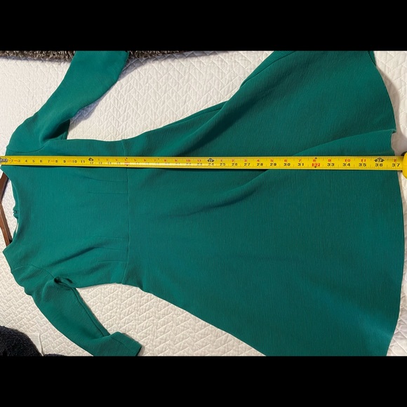 Hobbs London - Teal Green Fit and Flare Dress - US Size 6 - VGUC - Picture 5 of 5